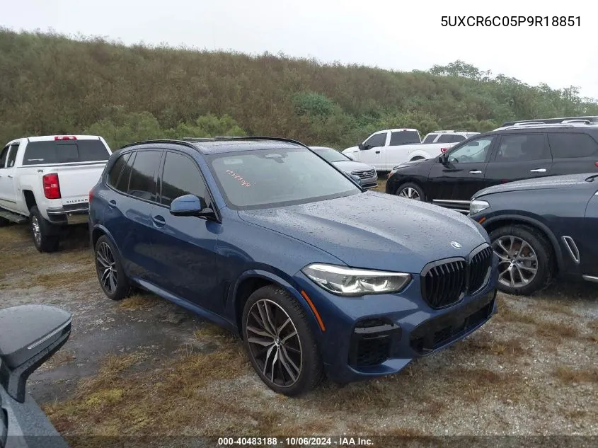 2023 BMW X5 xDrive40I VIN: 5UXCR6C05P9R18851 Lot: 40483188