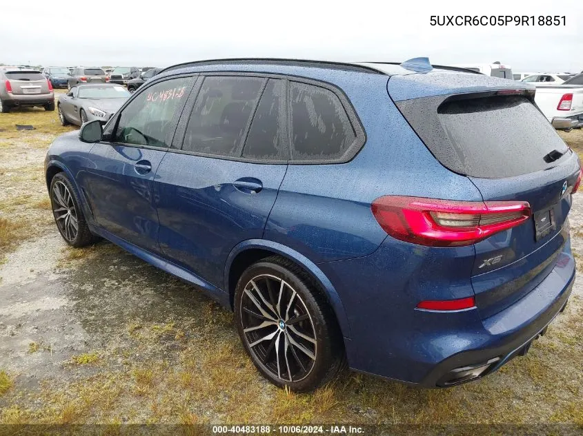 2023 BMW X5 xDrive40I VIN: 5UXCR6C05P9R18851 Lot: 40483188