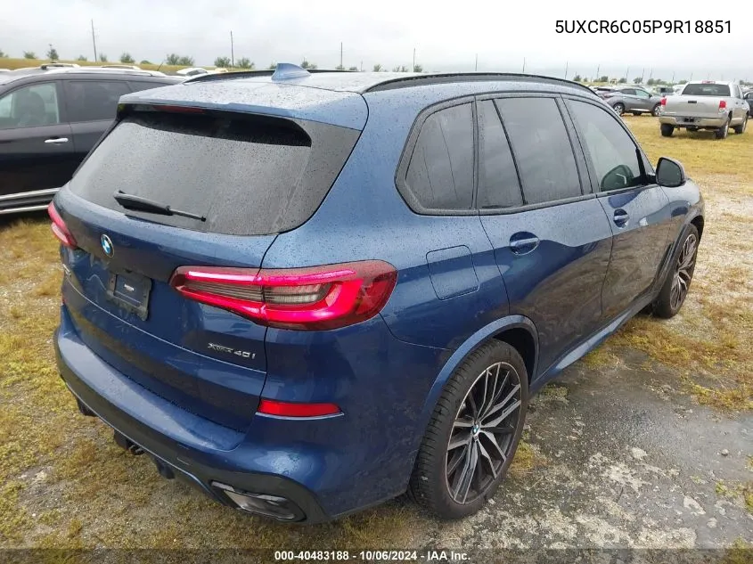 2023 BMW X5 xDrive40I VIN: 5UXCR6C05P9R18851 Lot: 40483188