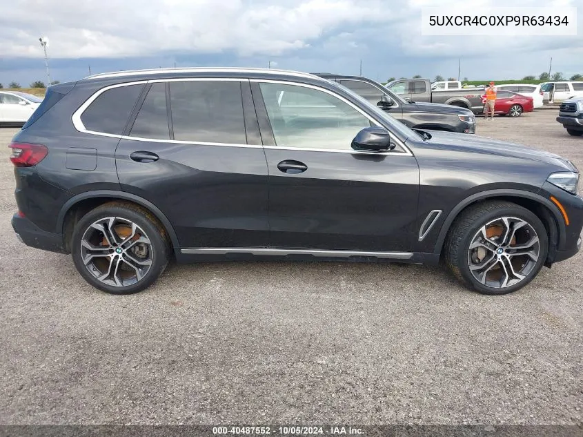 2023 BMW X5 Sdrive40I VIN: 5UXCR4C0XP9R63434 Lot: 40487552