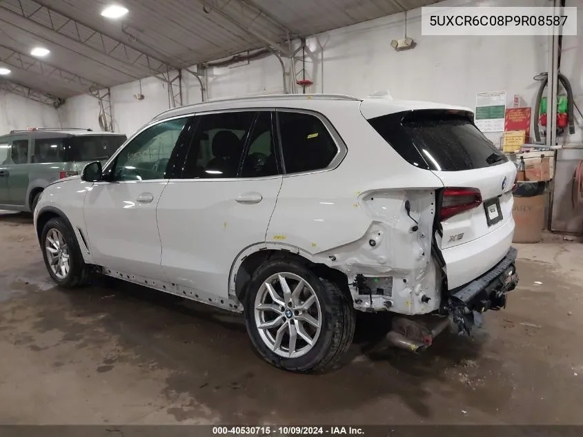 2023 BMW X5 xDrive40I VIN: 5UXCR6C08P9R08587 Lot: 40530715