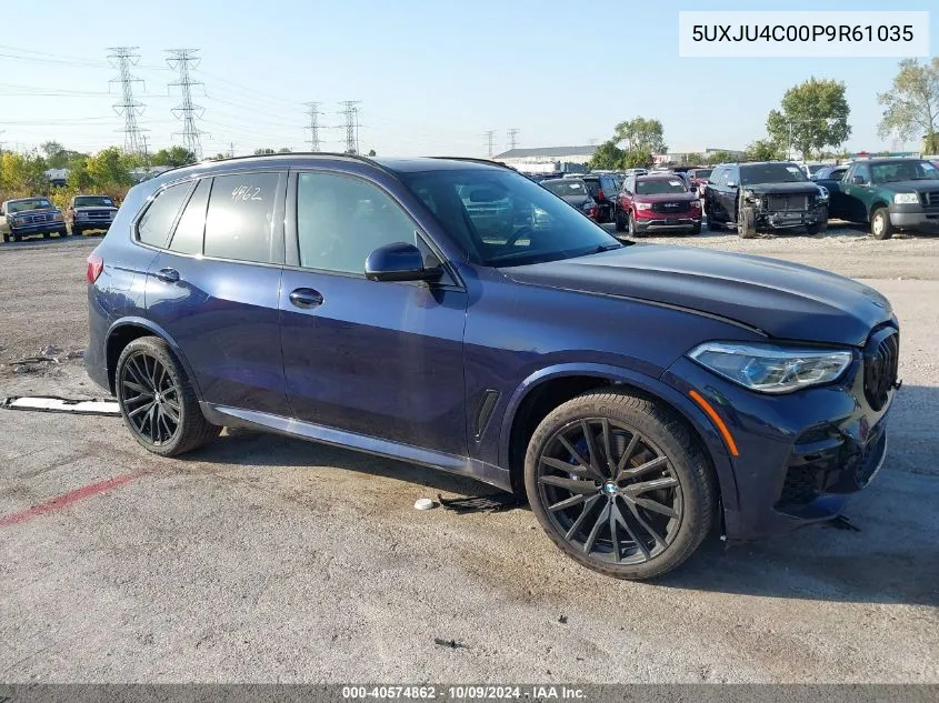 2023 BMW X5 M50I VIN: 5UXJU4C00P9R61035 Lot: 40574862