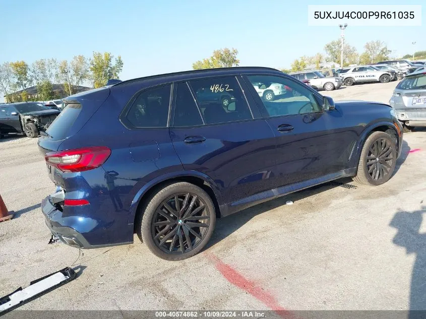 2023 BMW X5 M50I VIN: 5UXJU4C00P9R61035 Lot: 40574862