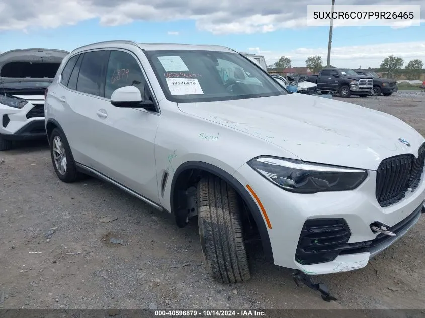 2023 BMW X5 xDrive40I VIN: 5UXCR6C07P9R26465 Lot: 40596879