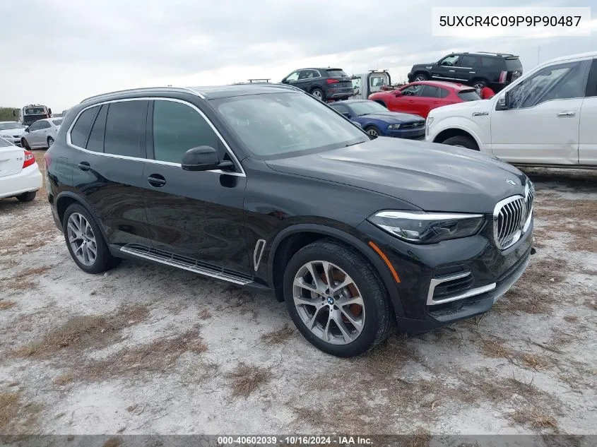 2023 BMW X5 Sdrive40I VIN: 5UXCR4C09P9P90487 Lot: 40602039