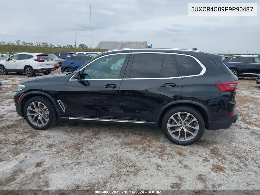 2023 BMW X5 Sdrive40I VIN: 5UXCR4C09P9P90487 Lot: 40602039