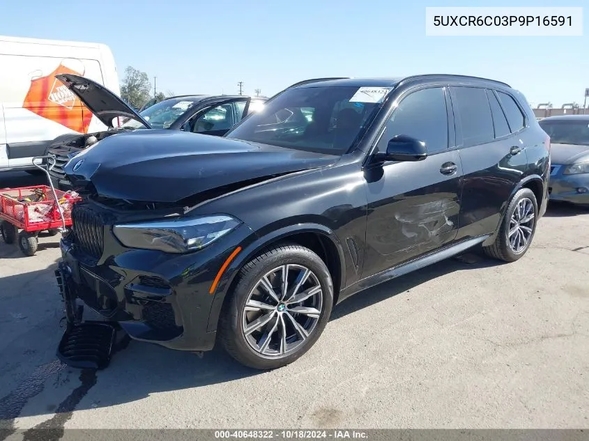 2023 BMW X5 xDrive40I VIN: 5UXCR6C03P9P16591 Lot: 40648322