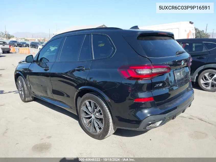 2023 BMW X5 xDrive40I VIN: 5UXCR6C03P9P16591 Lot: 40648322