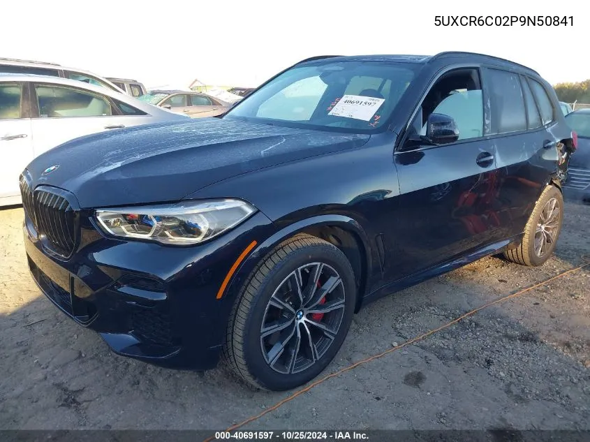 2023 BMW X5 xDrive40I VIN: 5UXCR6C02P9N50841 Lot: 40691597