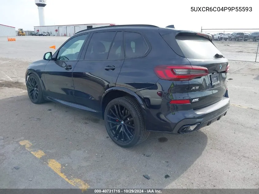 2023 BMW X5 xDrive40I VIN: 5UXCR6C04P9P55593 Lot: 40731715