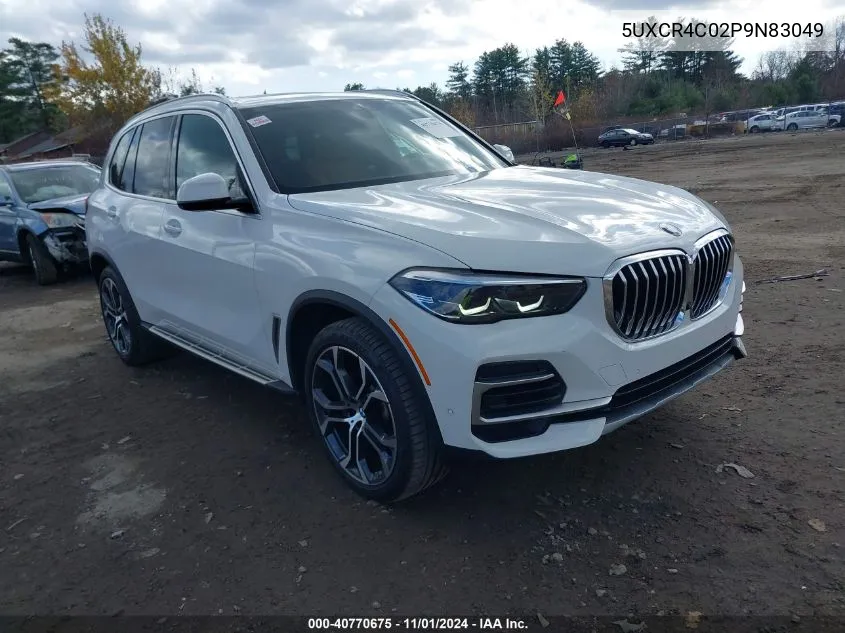 5UXCR4C02P9N83049 2023 BMW X5 Sdrive40I