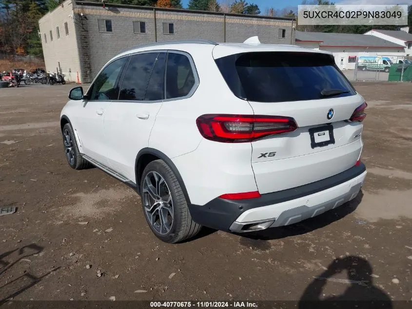 5UXCR4C02P9N83049 2023 BMW X5 Sdrive40I