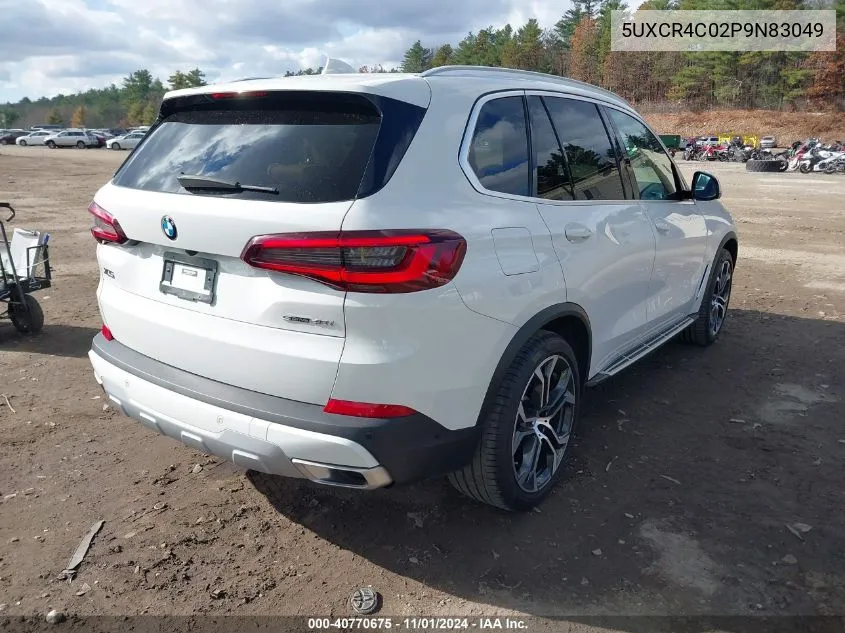 5UXCR4C02P9N83049 2023 BMW X5 Sdrive40I