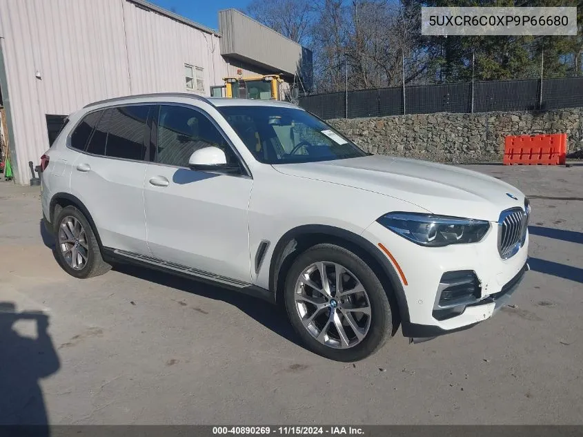 2023 BMW X5 xDrive40I VIN: 5UXCR6C0XP9P66680 Lot: 40890269