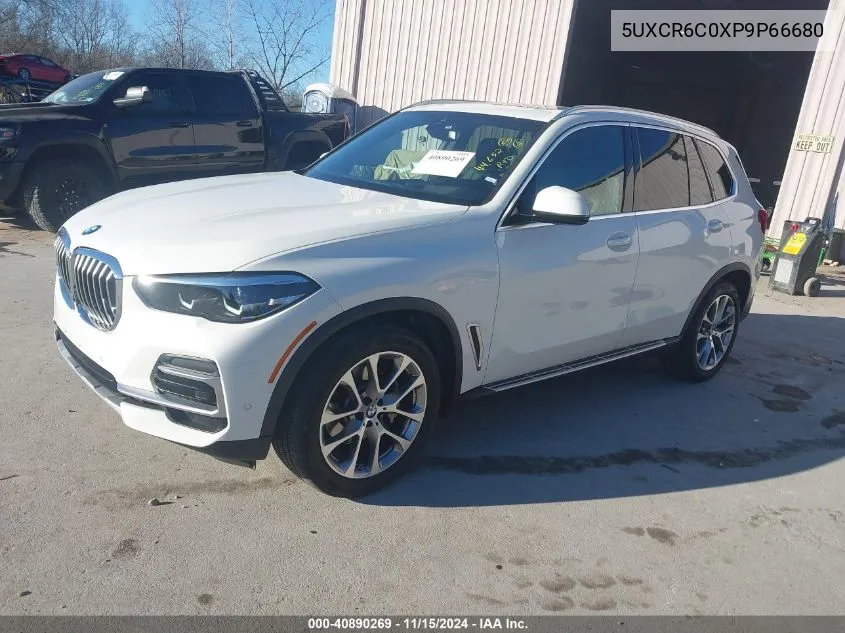 2023 BMW X5 xDrive40I VIN: 5UXCR6C0XP9P66680 Lot: 40890269