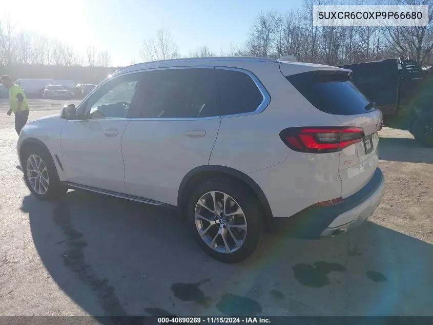 2023 BMW X5 xDrive40I VIN: 5UXCR6C0XP9P66680 Lot: 40890269