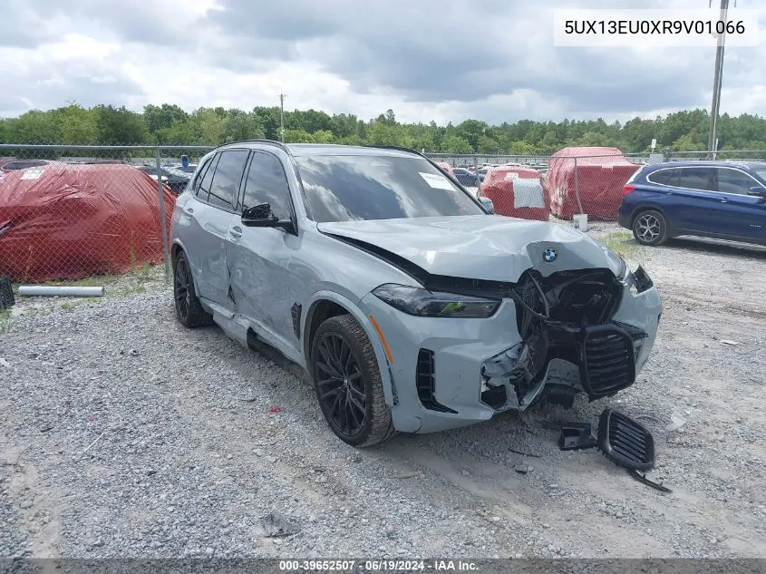 2024 BMW X5 Sdrive40I VIN: 5UX13EU0XR9V01066 Lot: 39652507