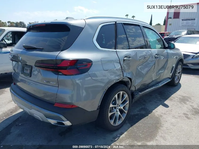 5UX13EU08R9U75079 2024 BMW X5 Sdrive40I