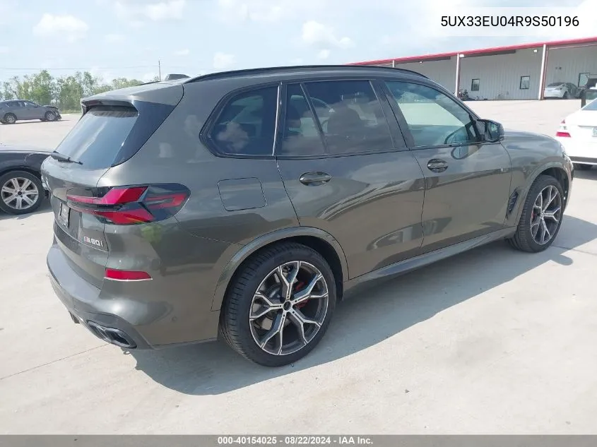 5UX33EU04R9S50196 2024 BMW X5 M60I