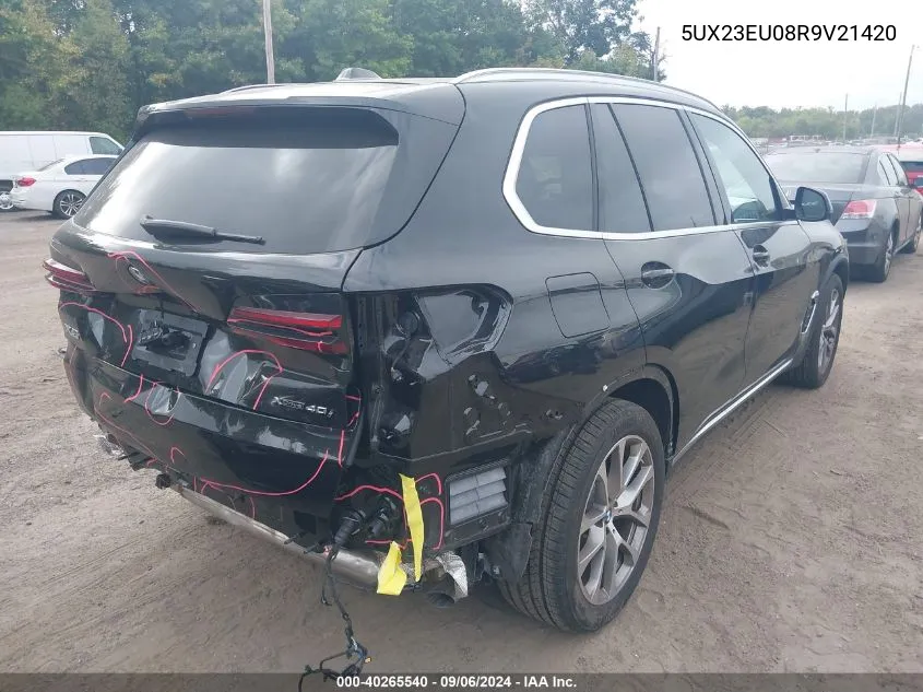 2024 BMW X5 xDrive40I VIN: 5UX23EU08R9V21420 Lot: 40265540