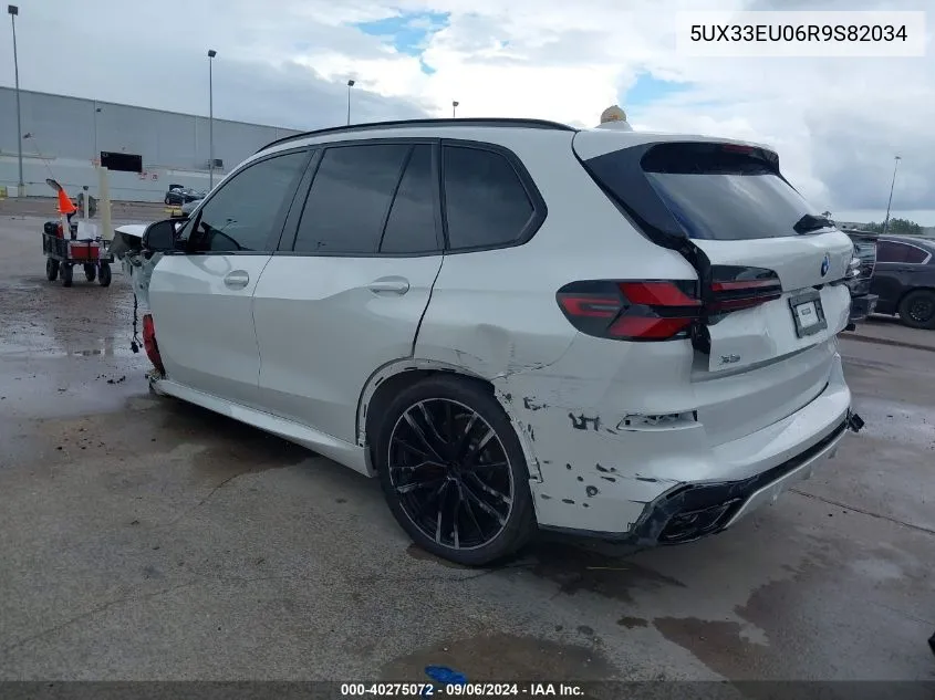 2024 BMW X5 M60I VIN: 5UX33EU06R9S82034 Lot: 40275072