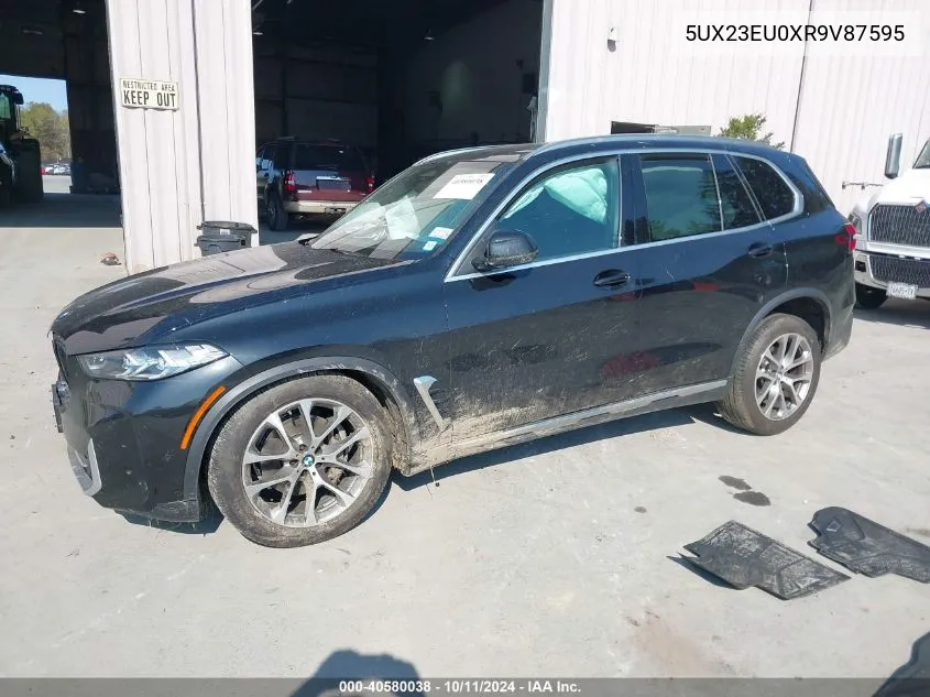 2024 BMW X5 xDrive40I VIN: 5UX23EU0XR9V87595 Lot: 40580038