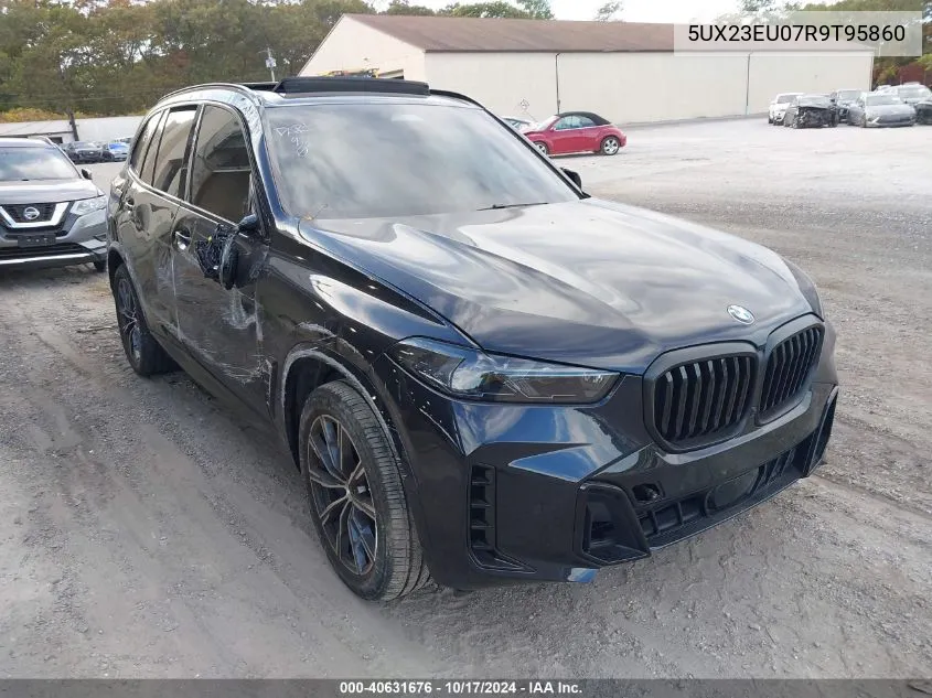 2024 BMW X5 xDrive40I VIN: 5UX23EU07R9T95860 Lot: 40631676