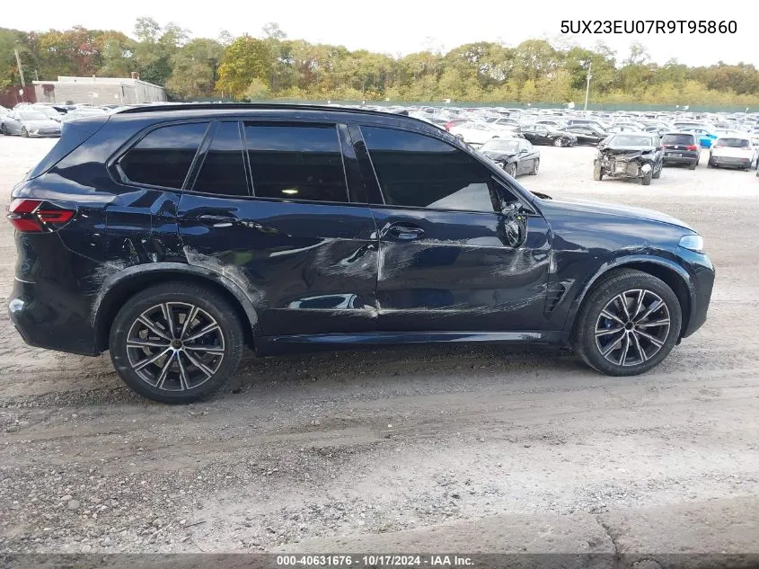 2024 BMW X5 xDrive40I VIN: 5UX23EU07R9T95860 Lot: 40631676