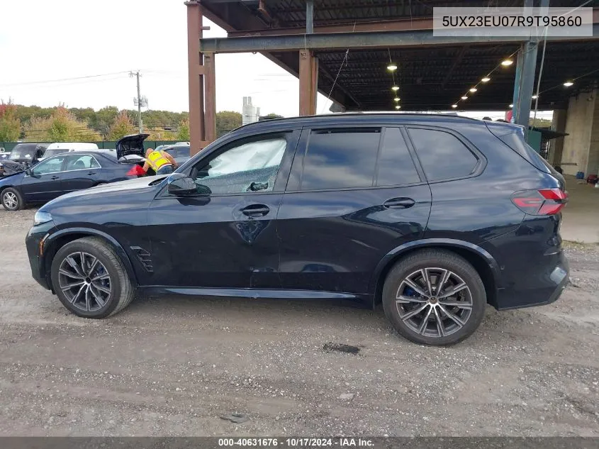 2024 BMW X5 xDrive40I VIN: 5UX23EU07R9T95860 Lot: 40631676