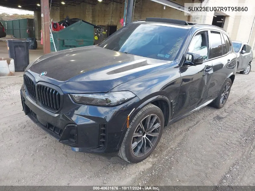 2024 BMW X5 xDrive40I VIN: 5UX23EU07R9T95860 Lot: 40631676