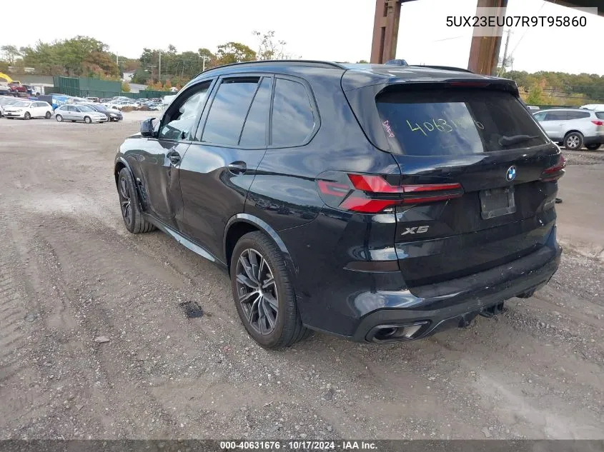 2024 BMW X5 xDrive40I VIN: 5UX23EU07R9T95860 Lot: 40631676