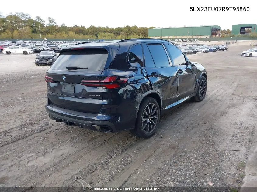 2024 BMW X5 xDrive40I VIN: 5UX23EU07R9T95860 Lot: 40631676