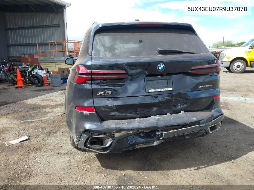 2024 BMW X5 Phev xDrive50E VIN: 5UX43EU07R9U37078 Lot: 40730756