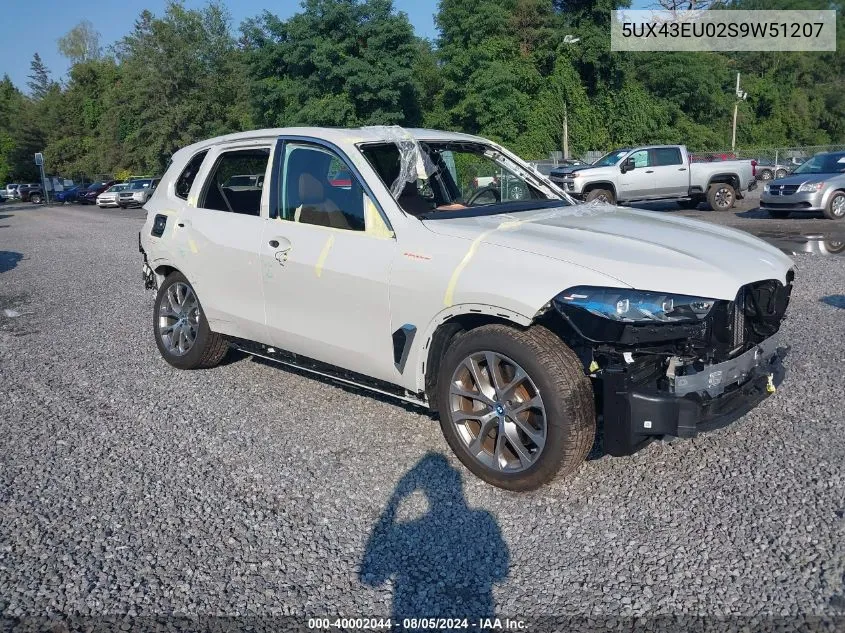 5UX43EU02S9W51207 2025 BMW X5 xDrive50E