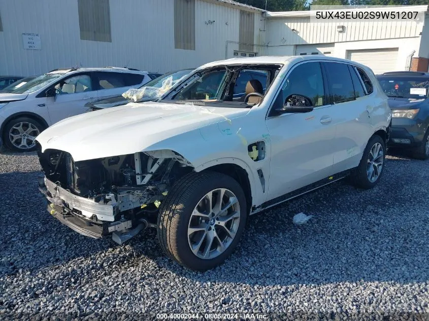 5UX43EU02S9W51207 2025 BMW X5 xDrive50E