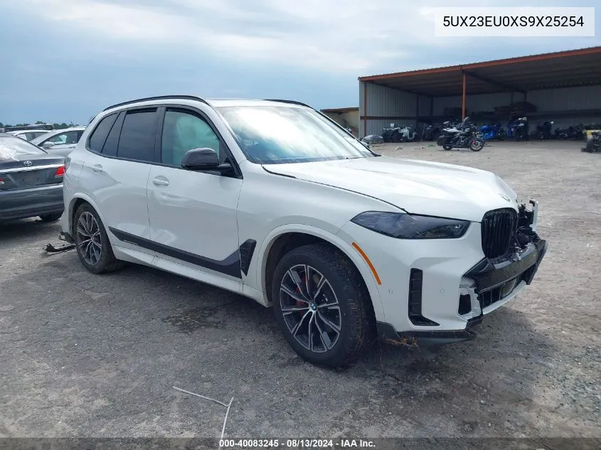 2025 BMW X5 xDrive40I VIN: 5UX23EU0XS9X25254 Lot: 40083245