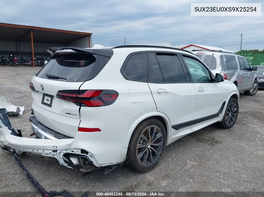 2025 BMW X5 xDrive40I VIN: 5UX23EU0XS9X25254 Lot: 40083245