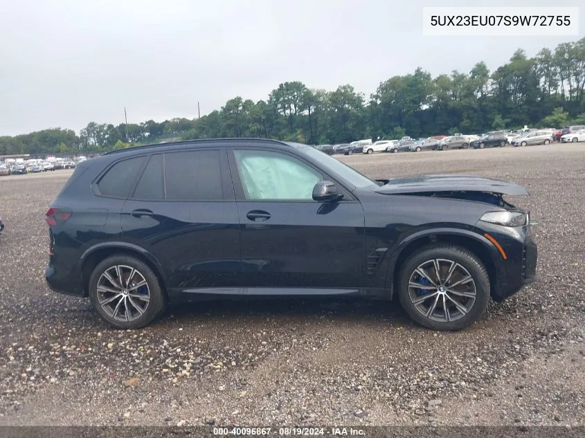 2025 BMW X5 xDrive40I VIN: 5UX23EU07S9W72755 Lot: 40096867