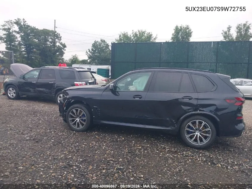 5UX23EU07S9W72755 2025 BMW X5 xDrive40I