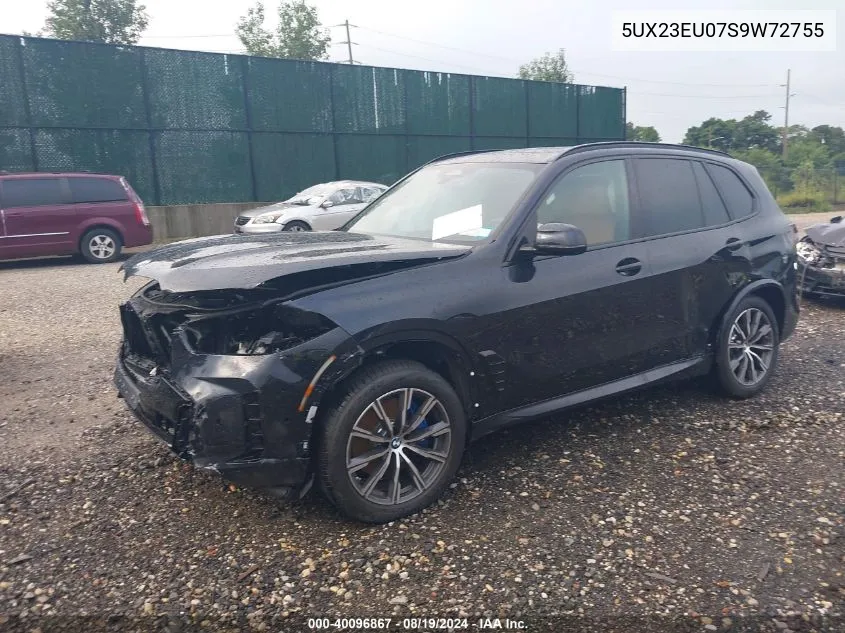 2025 BMW X5 xDrive40I VIN: 5UX23EU07S9W72755 Lot: 40096867