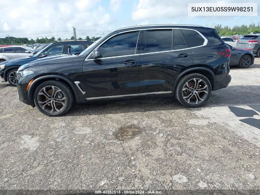 2025 BMW X5 Sdrive 40I VIN: 5UX13EU05S9W98251 Lot: 40252518