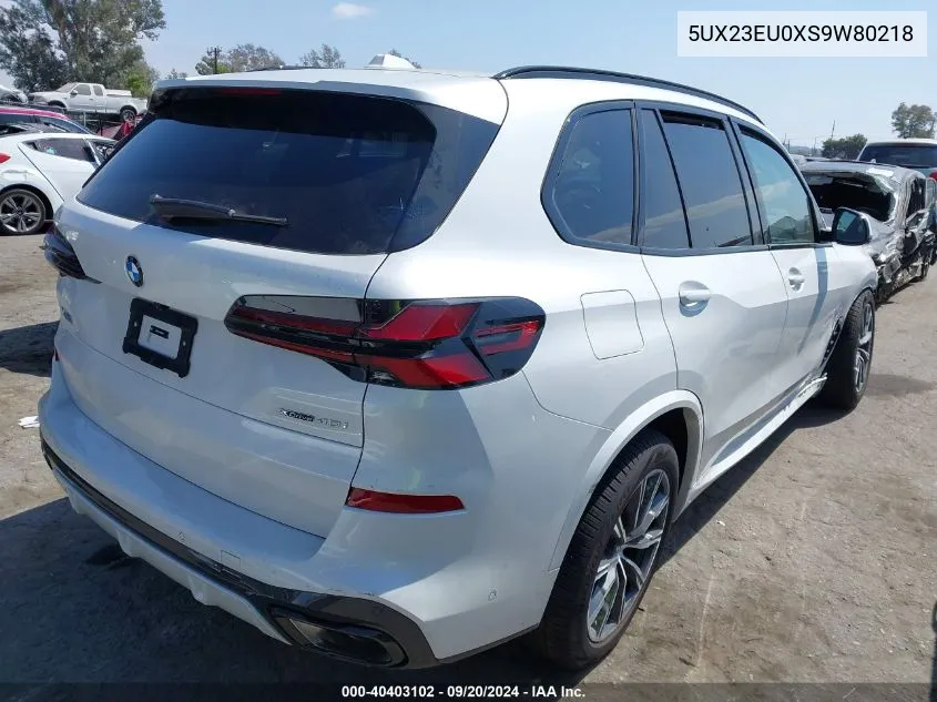 5UX23EU0XS9W80218 2025 BMW X5 xDrive40I