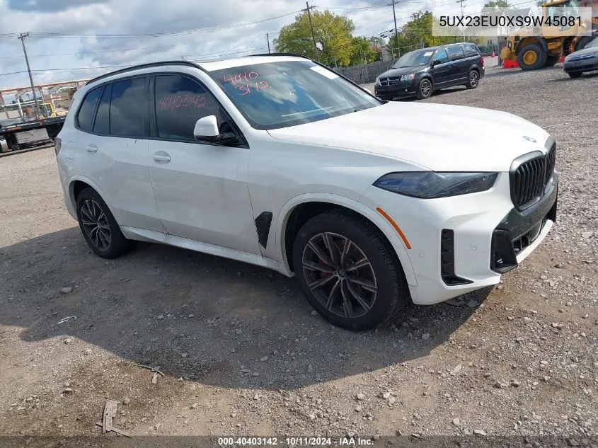 5UX23EU0XS9W45081 2025 BMW X5 xDrive40I