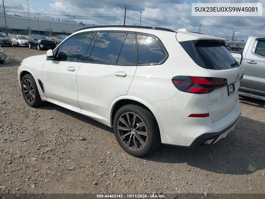 2025 BMW X5 xDrive40I VIN: 5UX23EU0XS9W45081 Lot: 40403142