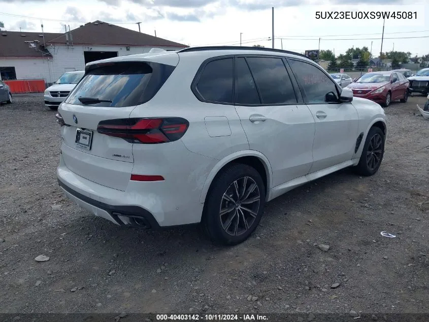 2025 BMW X5 xDrive40I VIN: 5UX23EU0XS9W45081 Lot: 40403142