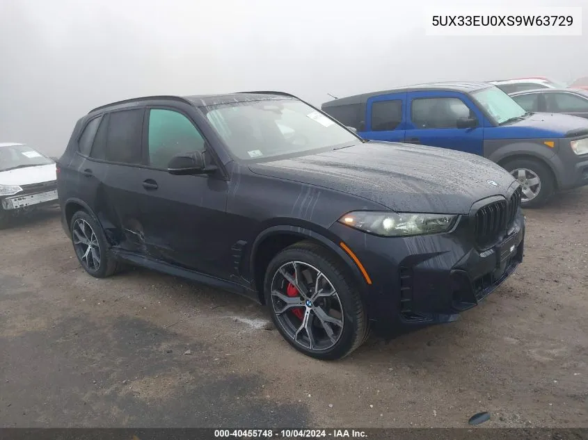 2025 BMW X5 M60I VIN: 5UX33EU0XS9W63729 Lot: 40455748