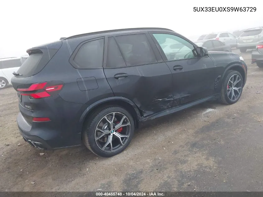 2025 BMW X5 M60I VIN: 5UX33EU0XS9W63729 Lot: 40455748