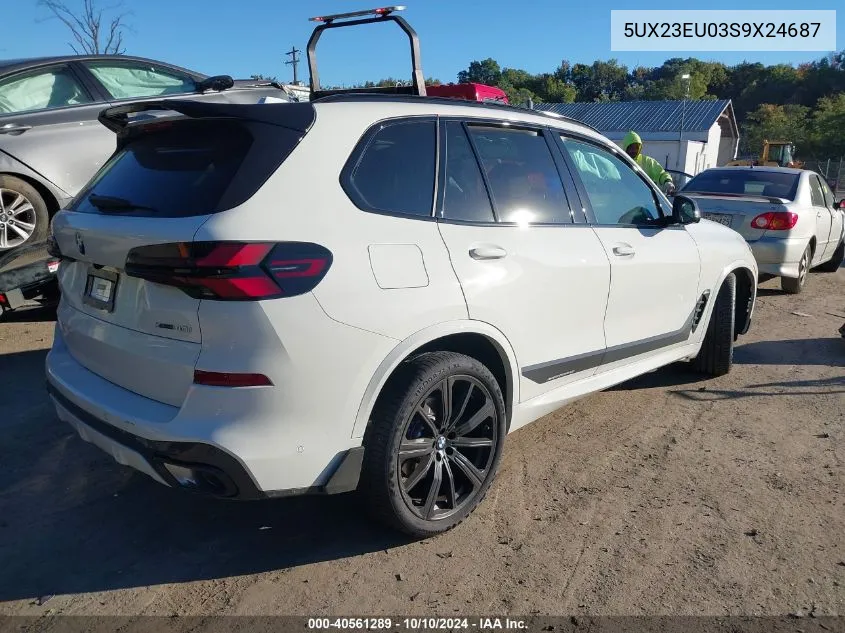 2025 BMW X5 xDrive40I VIN: 5UX23EU03S9X24687 Lot: 40561289