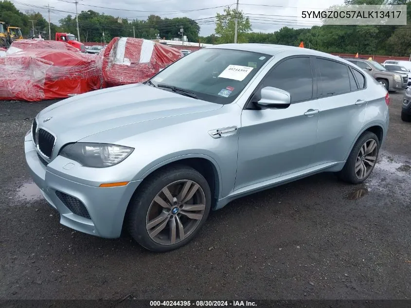 2010 BMW X6 M VIN: 5YMGZ0C57ALK13417 Lot: 40244395