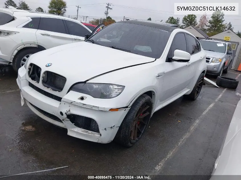 2012 BMW X6 M VIN: 5YMGZ0C51CLK14632 Lot: 40895475